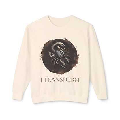 Scorpio Vibes Unisex Lightweight Crewneck Sweatshirt