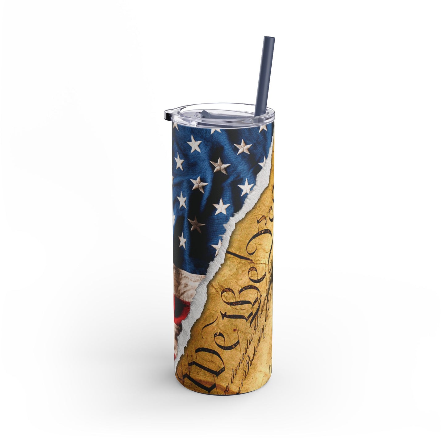 We The People Constitution Skinny Matte Tumbler, 20oz