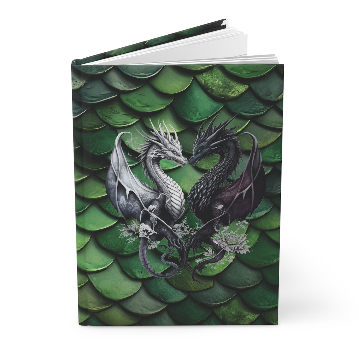 Forest Dragon Scales Hardcover Journal