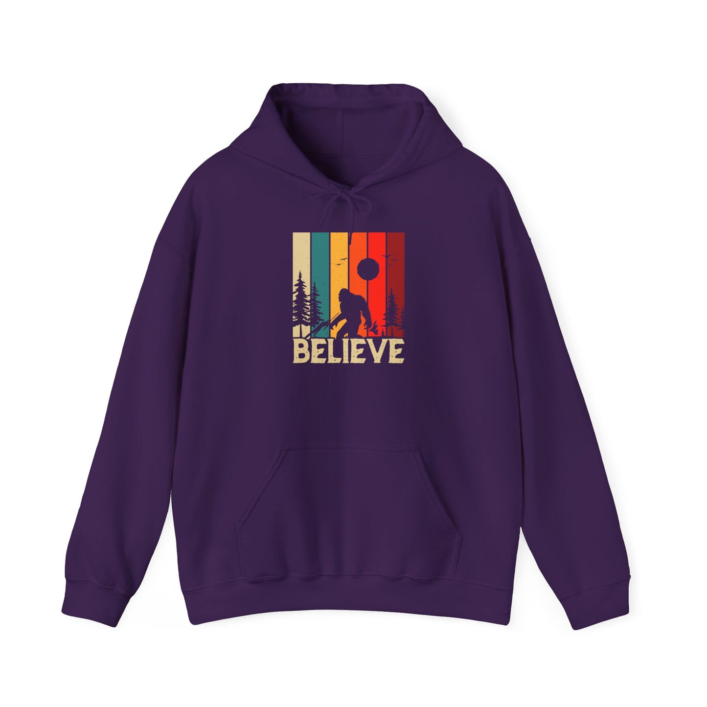 Believe in Bigfoot Unisex Hooded Sweatshirt