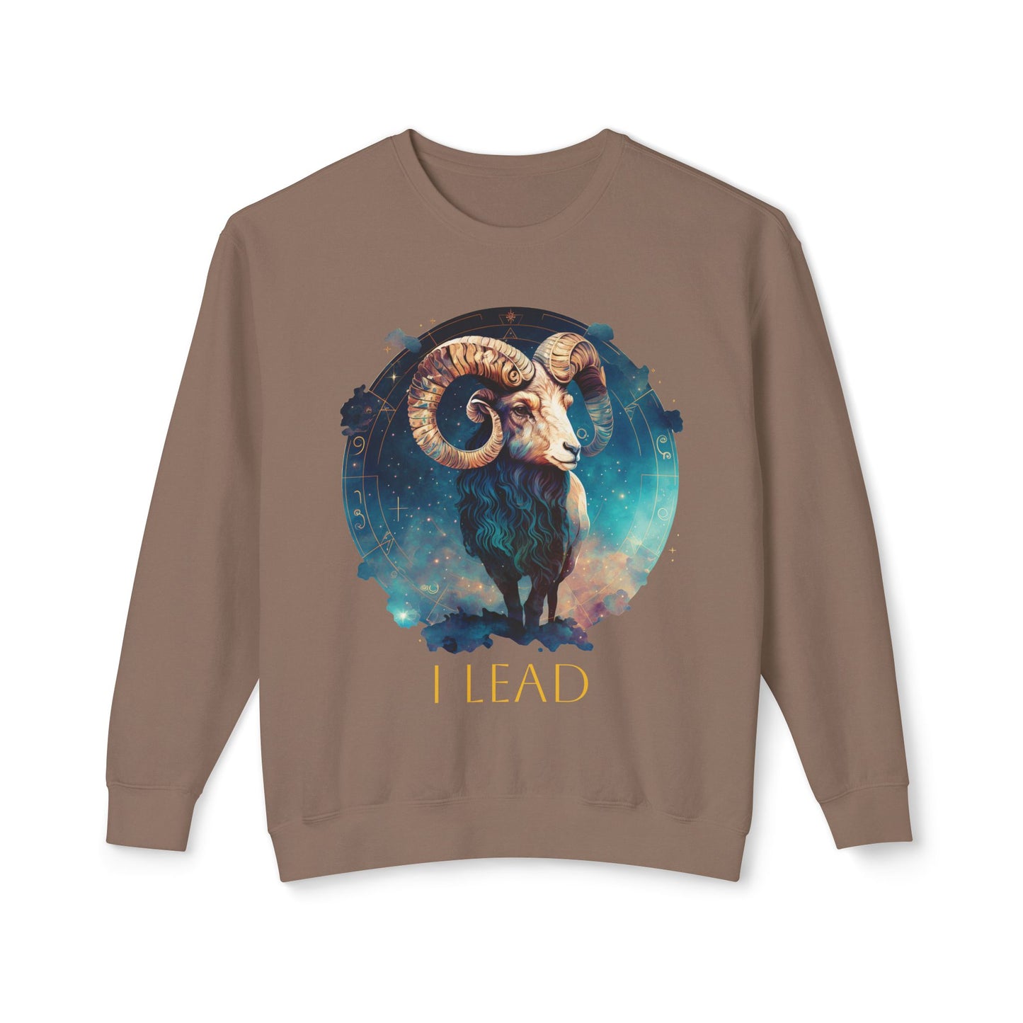 Aries Vibes Unisex Lightweight Crewneck Sweatshirt