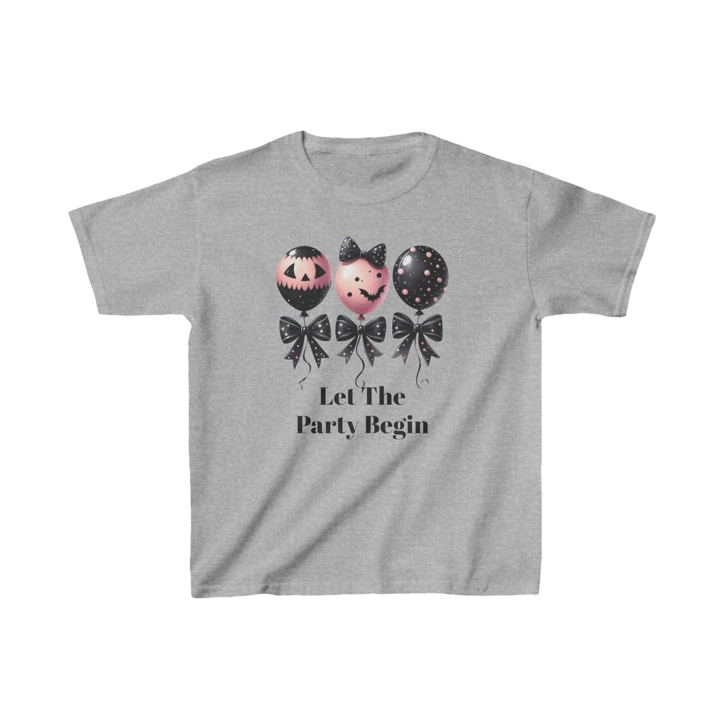 Kids Halloween Let The Party Begin Heavy Cotton™ Tee