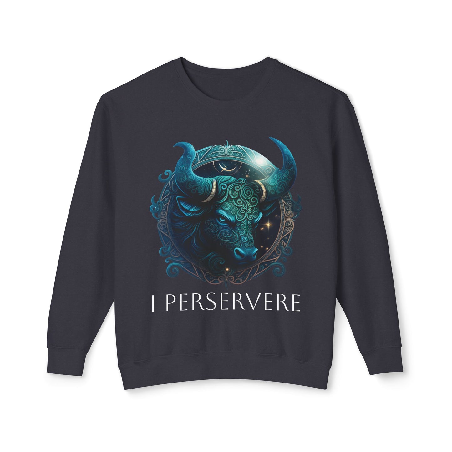 Taurus Vibes Unisex Lightweight Crewneck Sweatshirt