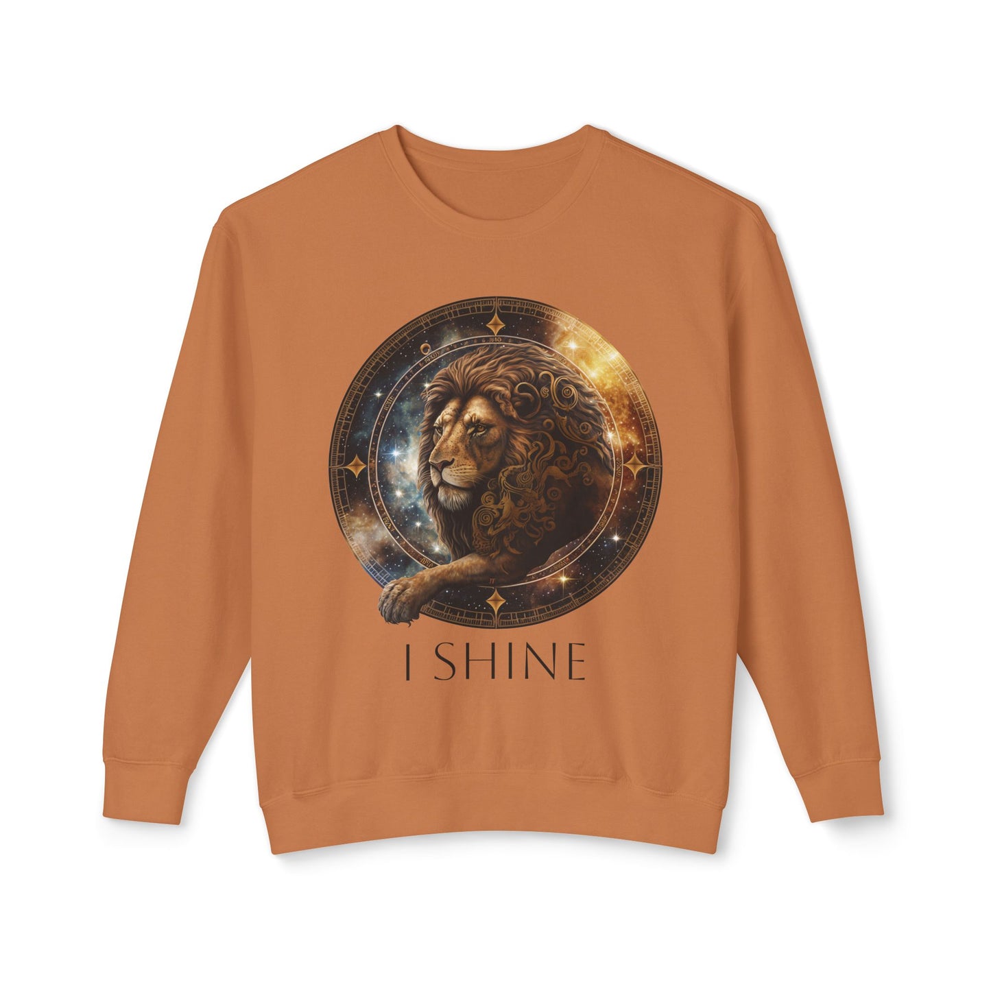 Leo Vibes Unisex Lightweight Crewneck Sweatshirt