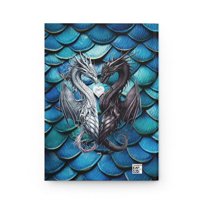 Blue Dream Dragon Scales Hardcover Journal