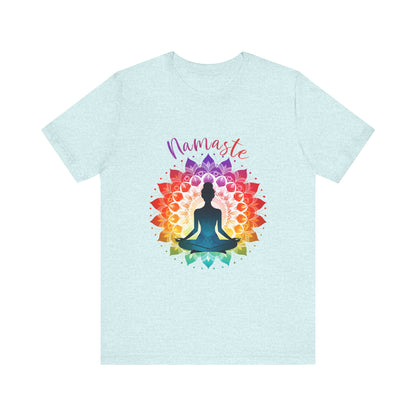 Namaste Yoga Lotus Short Sleeve Tee