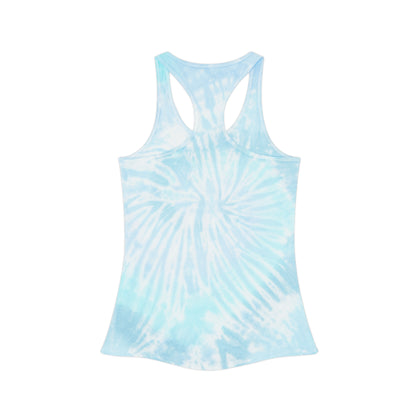 Halloween Tarot The Death Card Tie Dye Racerback Tank Top