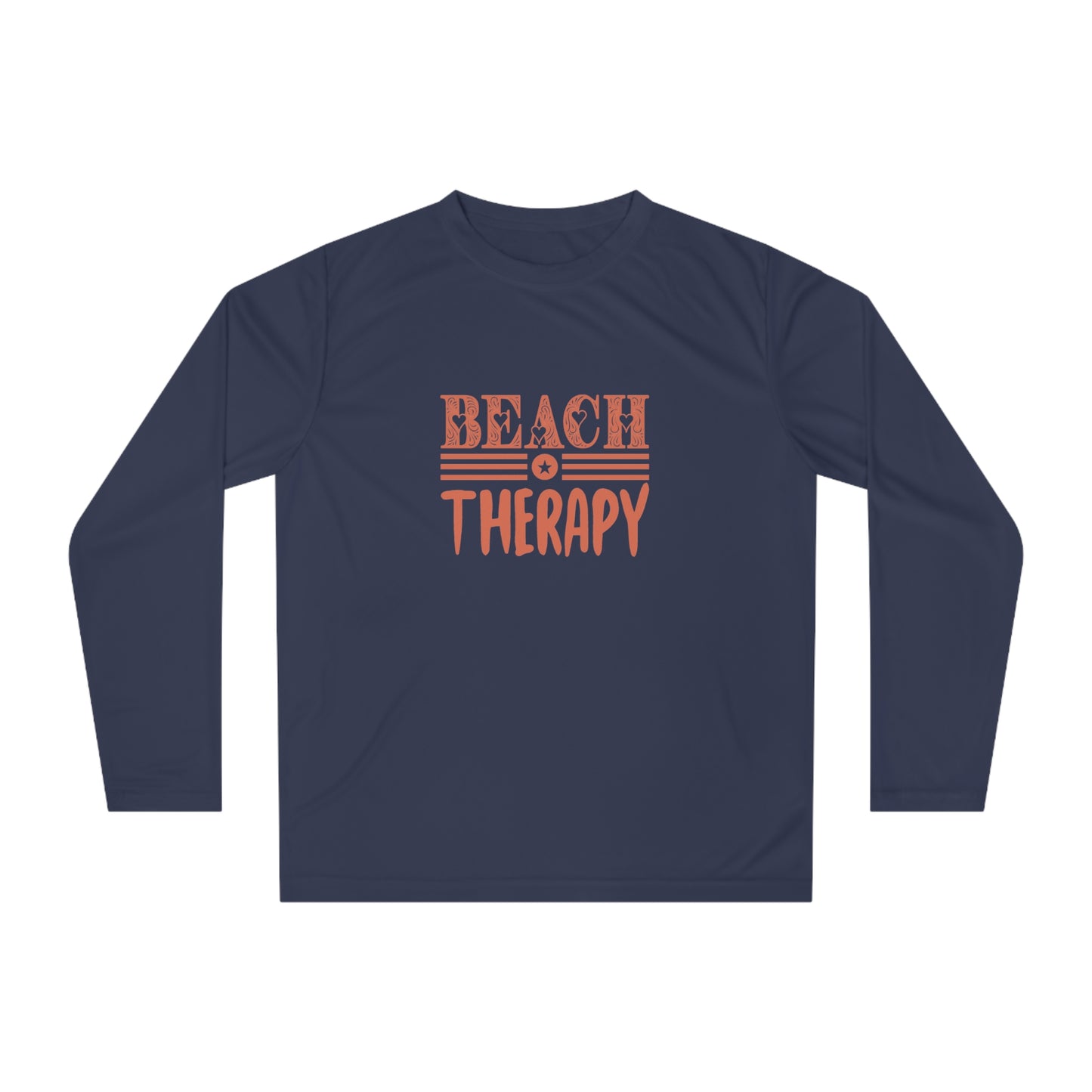 Beach Therapy Performance Moisture Wicking Long Sleeve Shirt