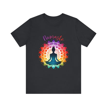 Namaste Yoga Lotus Short Sleeve Tee