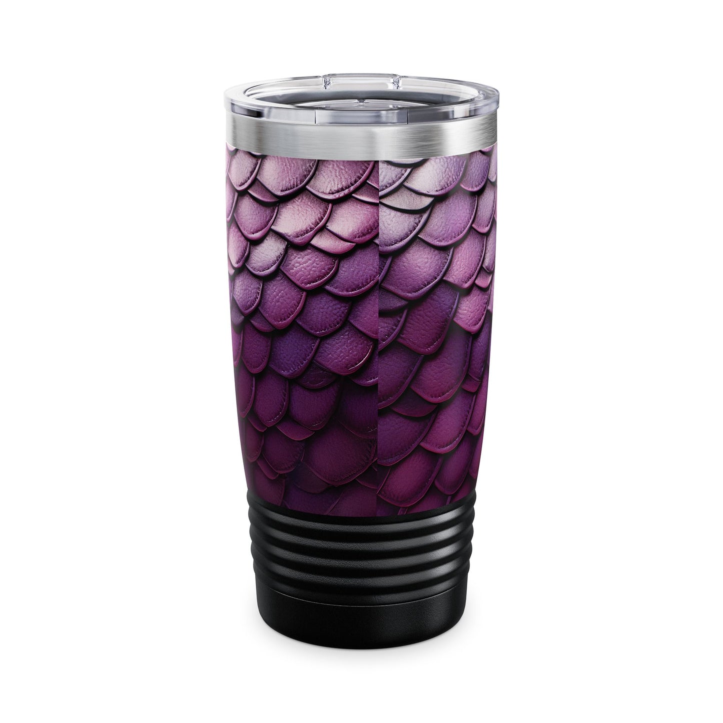 Shades of Violet Dragon Scales Ringneck Tumbler, 20oz