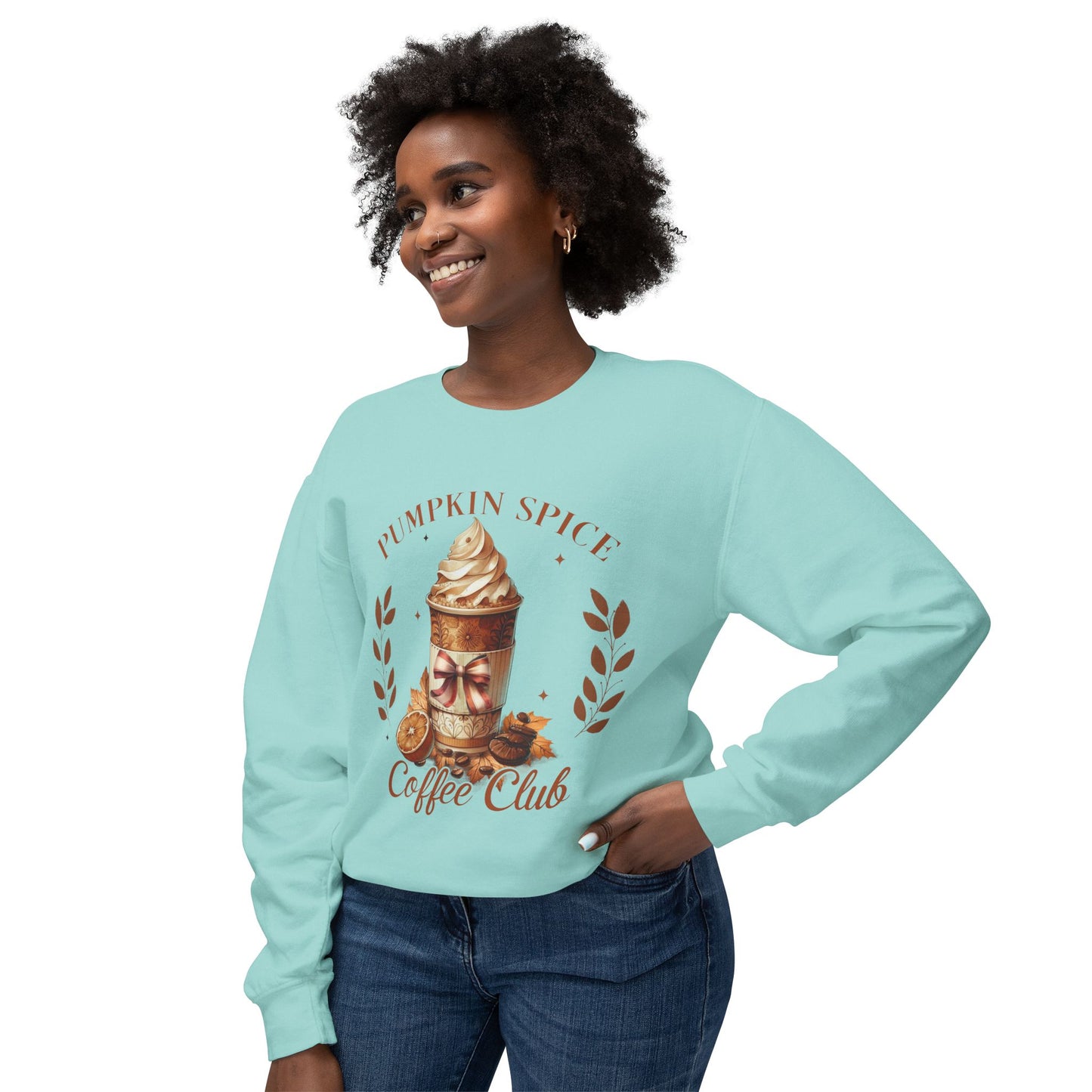 Pumpkin Spice Mama Lightweight Crewneck Sweatshirt