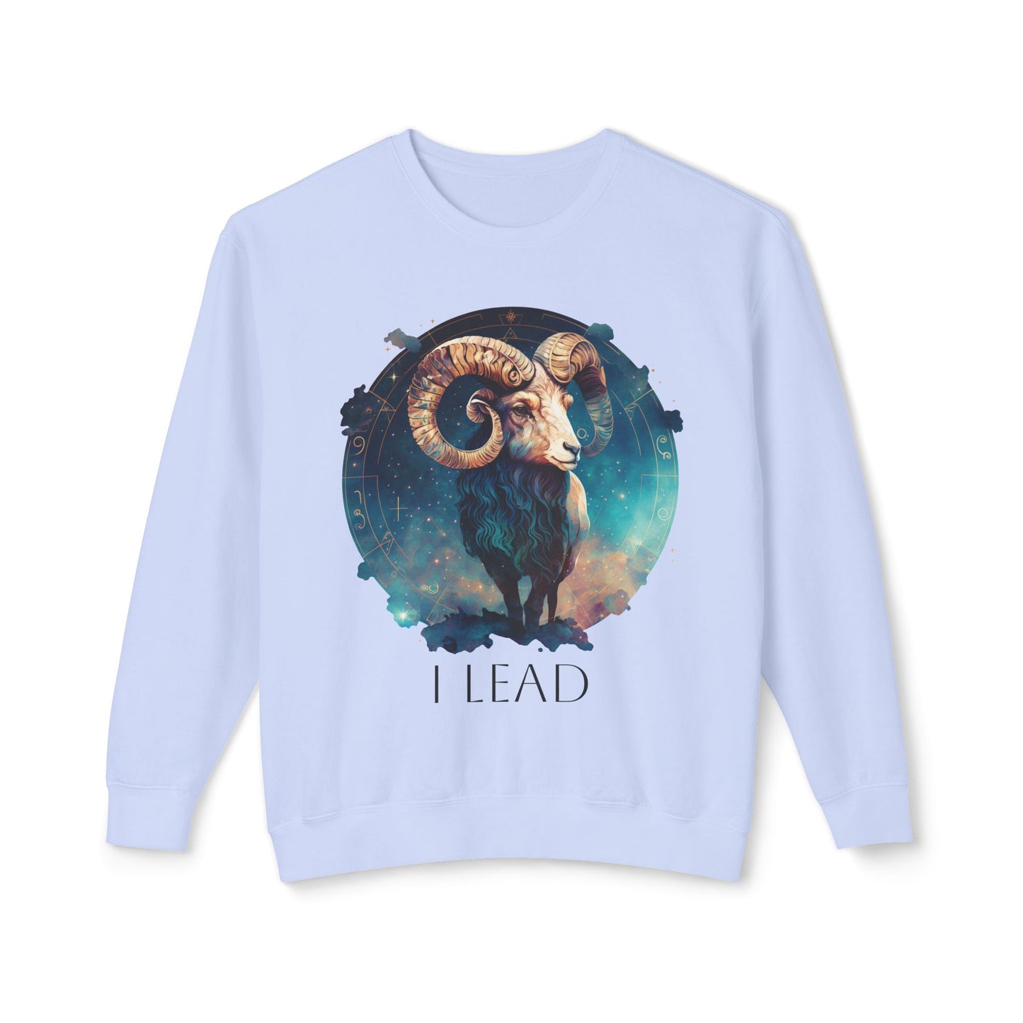 Aries Vibes Unisex Lightweight Crewneck Sweatshirt