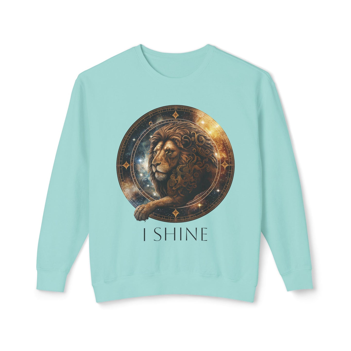 Leo Vibes Unisex Lightweight Crewneck Sweatshirt