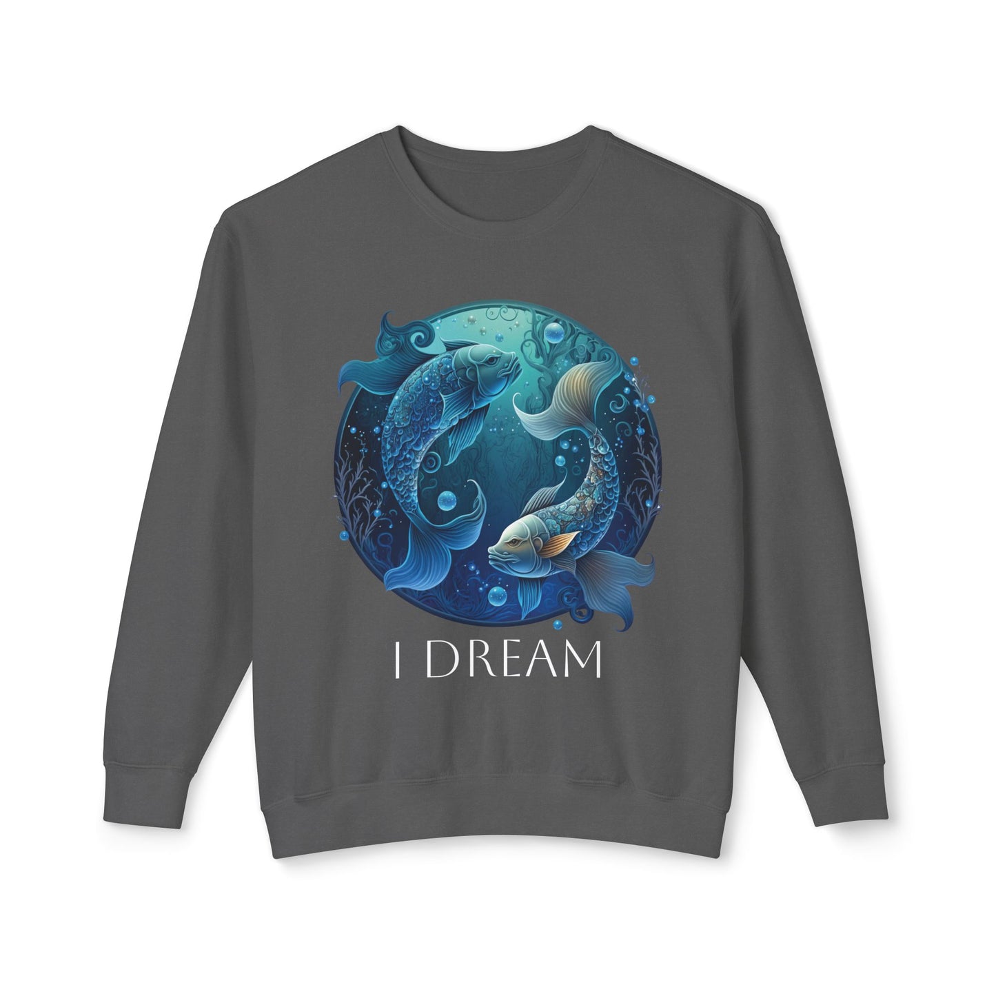 Pisces Vibes Unisex Lightweight Crewneck Sweatshirt